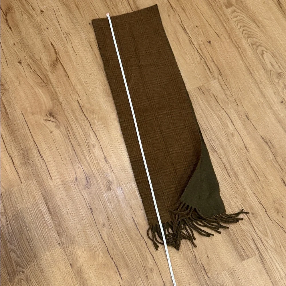 Polo by Ralph Lauren Olive and Brown Scarf